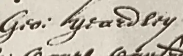 swept Y in “Yeardley”, from a manuscript