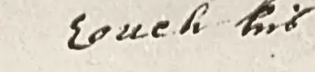 3-shaped Z in “Zouch”, from a manuscript